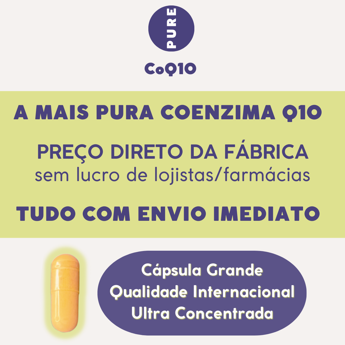 Coenzima Q10 100mg - 60 cápsulas