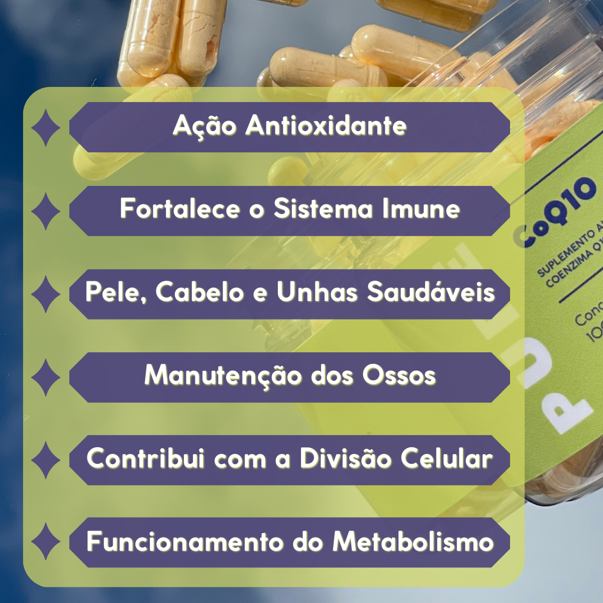 Coenzima Q10 100mg - 60 cápsulas