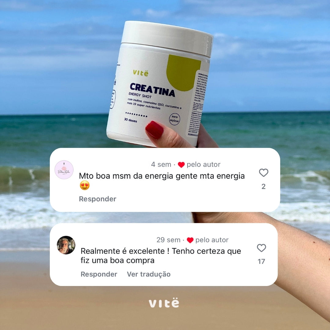 Creatina Energy Shot em Pote