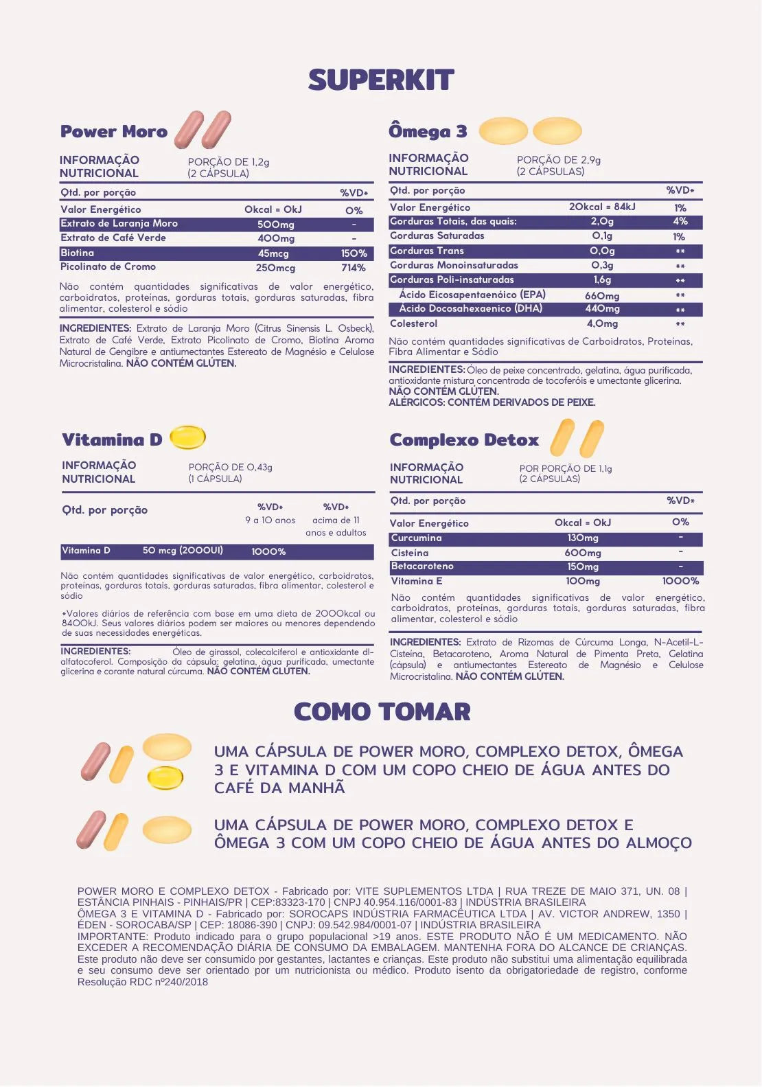 SuperKit de Emagrecimento Vitê