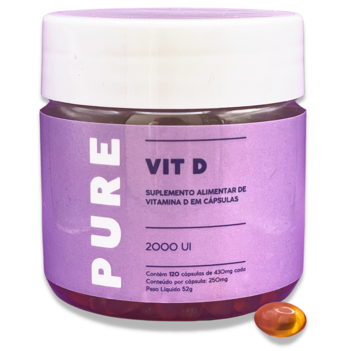 Vitamina D 2000UI - 120 cápsulas