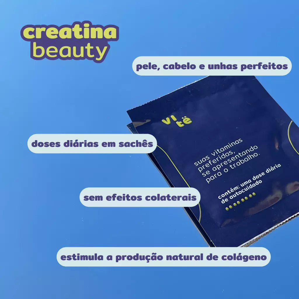 Creatina Beauty com Ácido Hialurônico