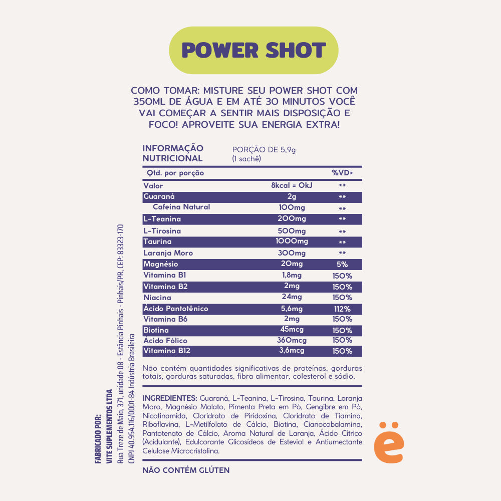 POWER Shot - Energia extra +