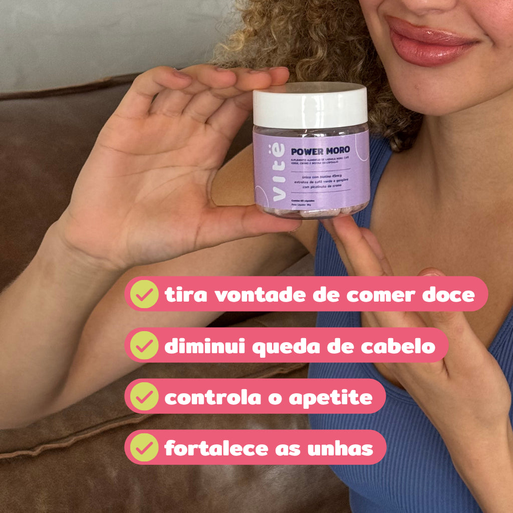 Power Moro com Laranja Moro, Café Verde e Cromo - 6O cápsulas