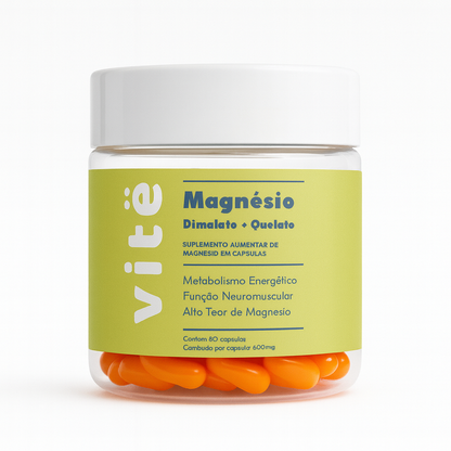 Magnésio Quelato + Dimalato