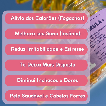 PURE Prímula+ Borragem e Linhaça - 60 cápsulas