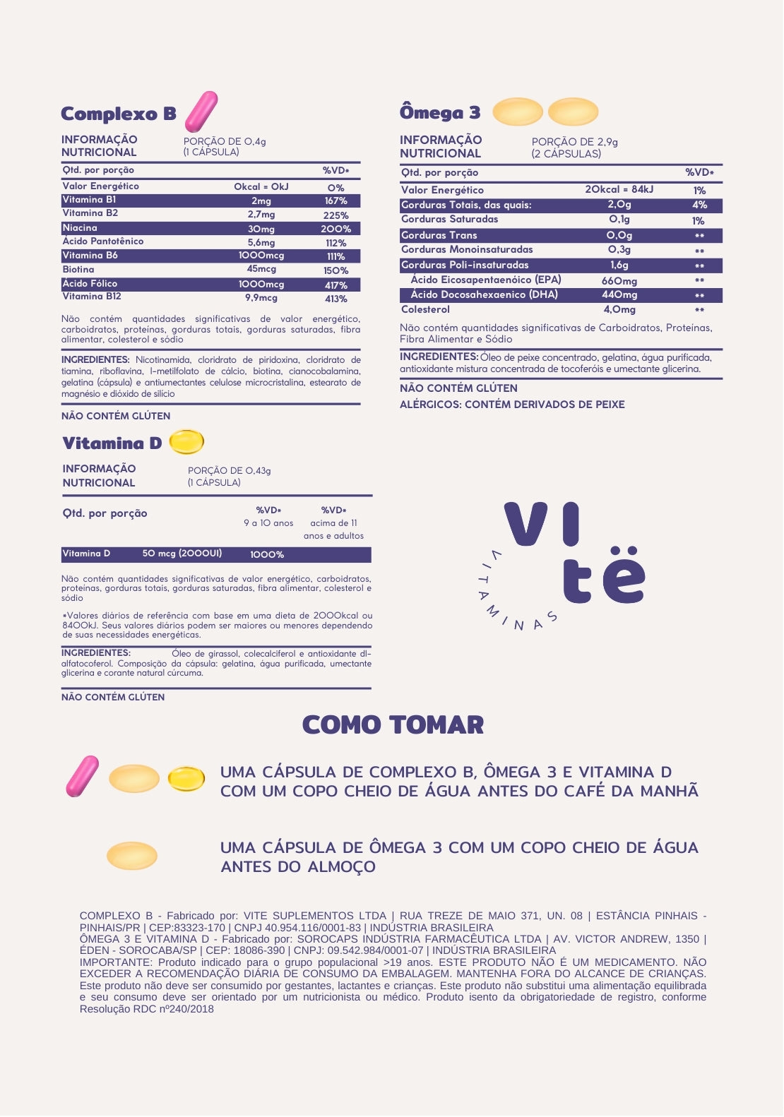 Kit Lactante com @nutrianaca