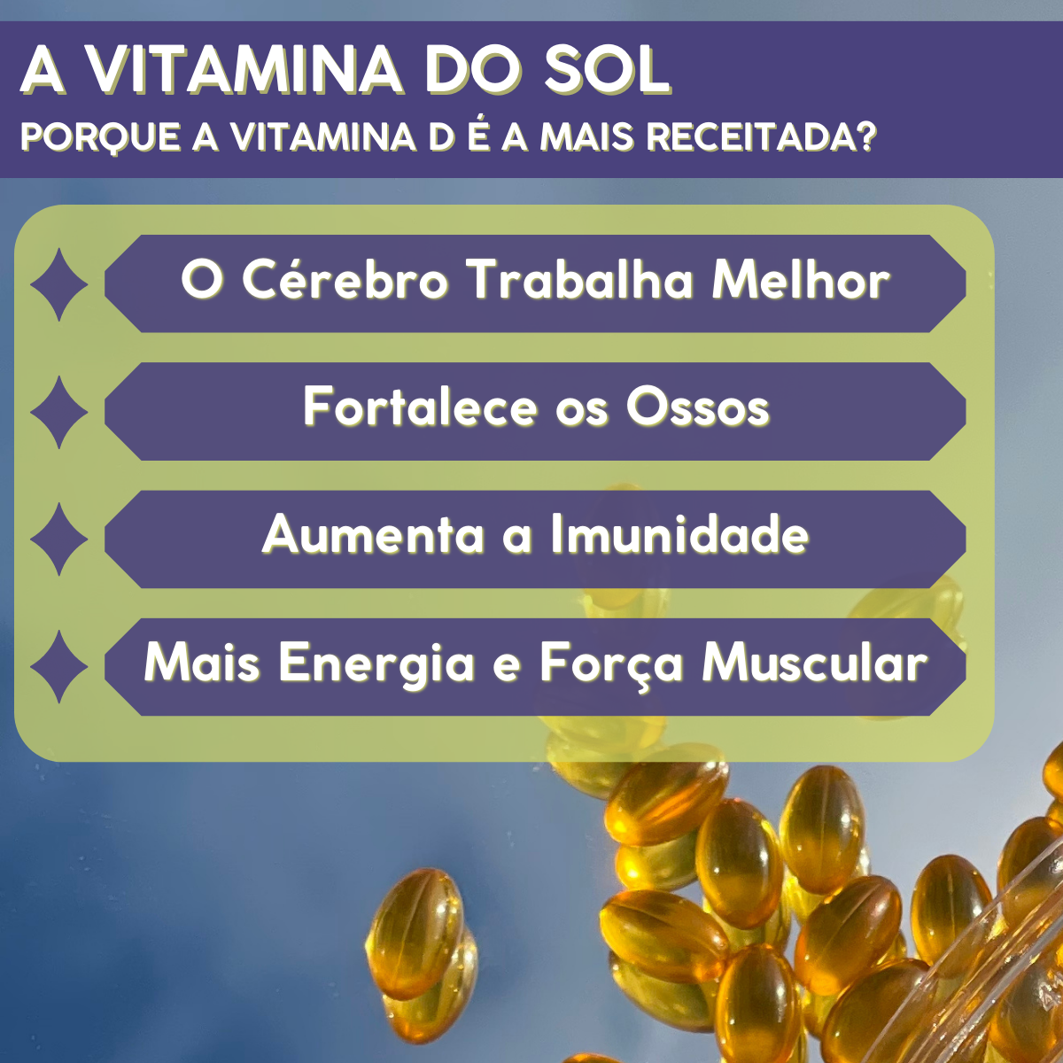 Vitamina D3 2000UI - 60 cápsulas