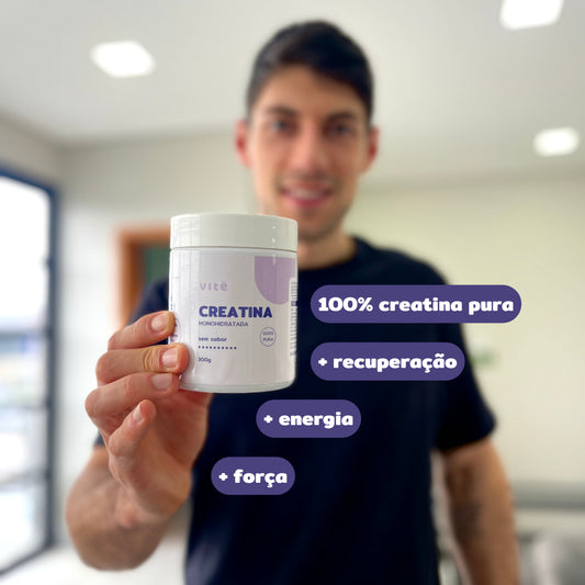 Creatina Monohidratada em Pote
