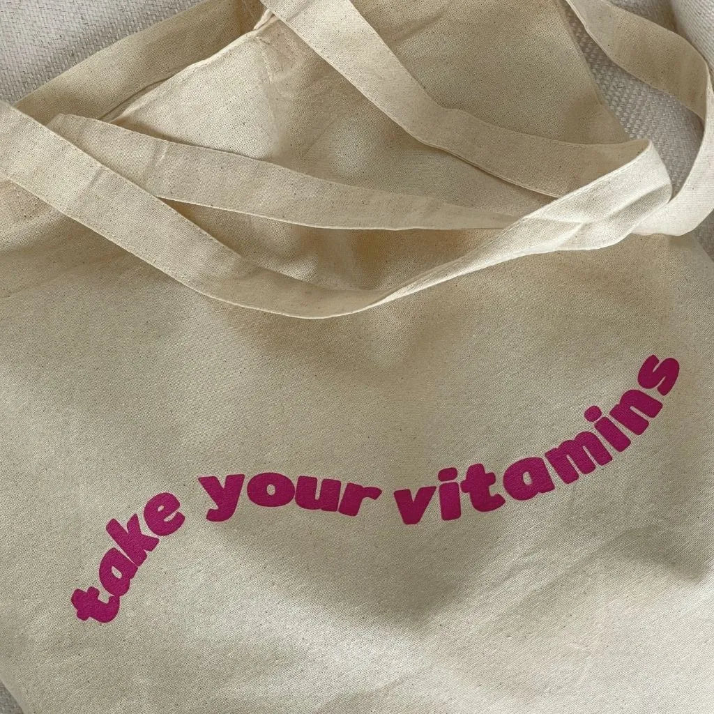 ecobag vitê - take your vitamins