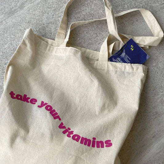 ecobag vitê - take your vitamins
