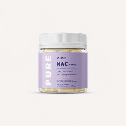 PURE NAC 6OOmg em Pote